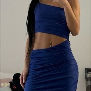 Zara Blue Maxi Dress